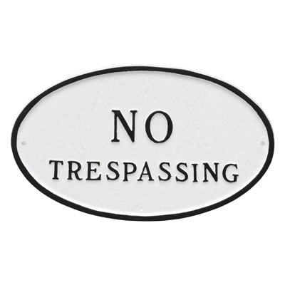 Weather Resistant Metal Garden Plaque