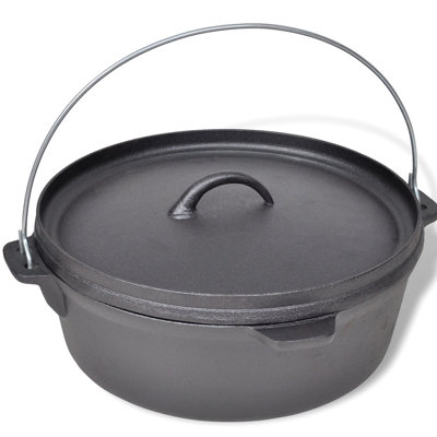 Symple Stuff Cast Iron Dutch Oven