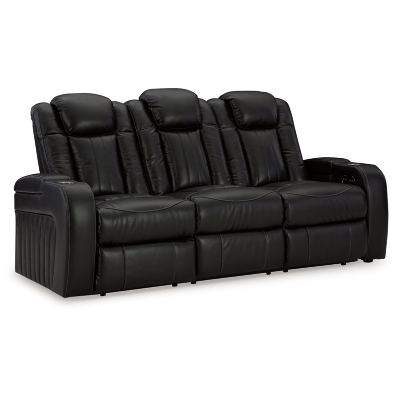 Gwenny 86'' Faux Leather Power Reclining Sofa