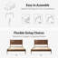 Ensemble de chambre à coucher 3 pièces Boneva-328295275-328295273