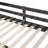 Full Over Full Bunk Bed With Twin Size Trundle And Ladder -Espresso