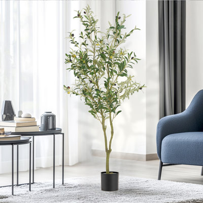 5'H Olive Tree Faux Plant