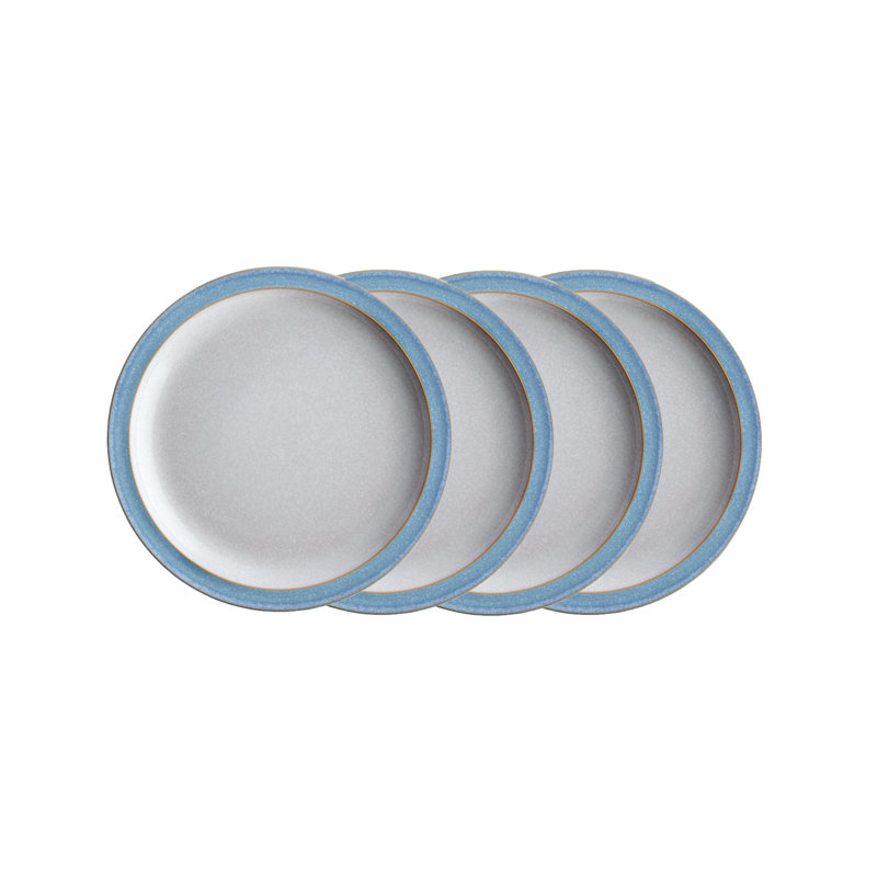 Ensemble de 4 petites assiettes Elements, Bleu