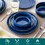 18 Pieces Ceramic Dinnerware Set, Green Set, Dinner Plate, Dessert Plate And Bowl Set For 6 Person, Round Plate And Bowl, Reactive Glazed Porcelain-1891869605