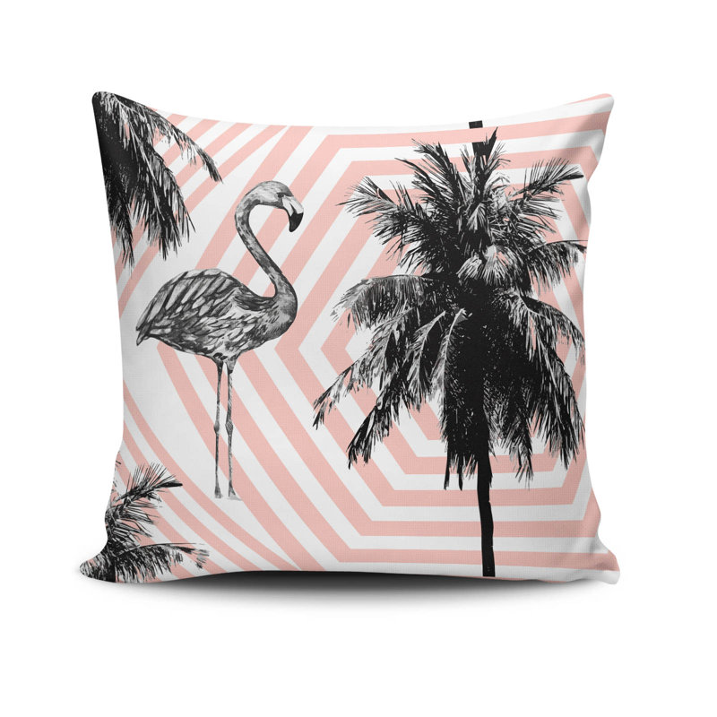 Eryberto Decorative Cushion Cover, 17 x 17 Inches, 50% Cotton / 50% Polyester | Machine Washable at 104°F, Ironable, Concealed Zip Closure | Perfect for Living Room, Bedroom, and Stylish Home Décor