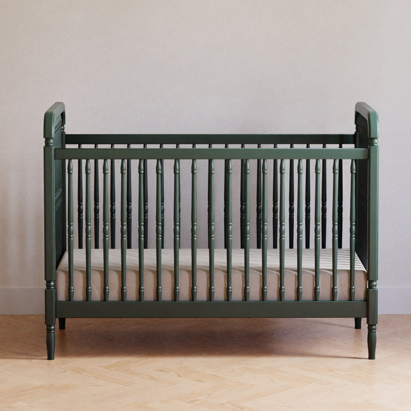 Liberty 3-in-1 Convertible Spindle Crib, Forest Green