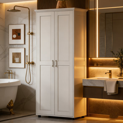 Armoire de rangement haute avec deux portes