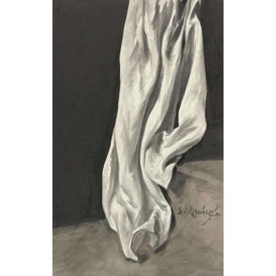 "Draperiestudie" by  Simon Andreas Krausz - Gallery Wrap Canvas Wall Art