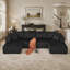 Canapé modulaire en forme de U de 132 po, canapé-lit Comfy Cloud-977810230