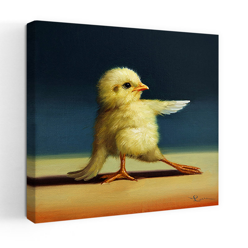 Yoga Chick Bend Knee, art urbain contemporain, H 32 po x l 32 po