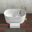 Gemelli 53.25'' L Freestanding Soaking Bathtub-1292227259