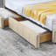 Storage Upholstered Tufted Bed Frame, Sofa Bed Frame with Comfortable Backrest and Armrests-1047404732-1047404735
