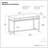 Banting Solid Wood Industrial 48 Inch Wide Desk With 30 Inch Wide Bookcase In Walnut Brown (set Of 2)