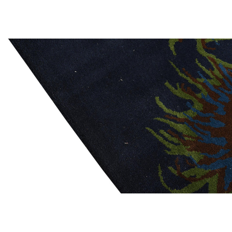 Tapis carré bleu marine 7 pi Pineland