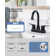 Centerset 2-handle Bathroom Faucet with Drain Assembly