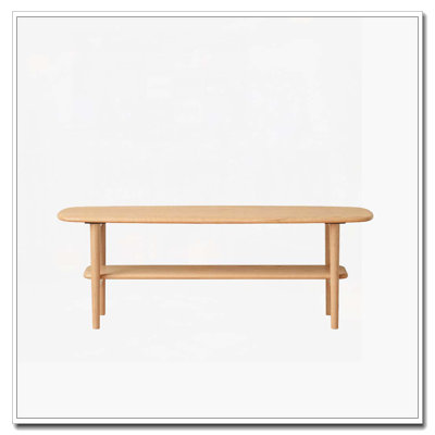 Table basse avec plateau en bois massif