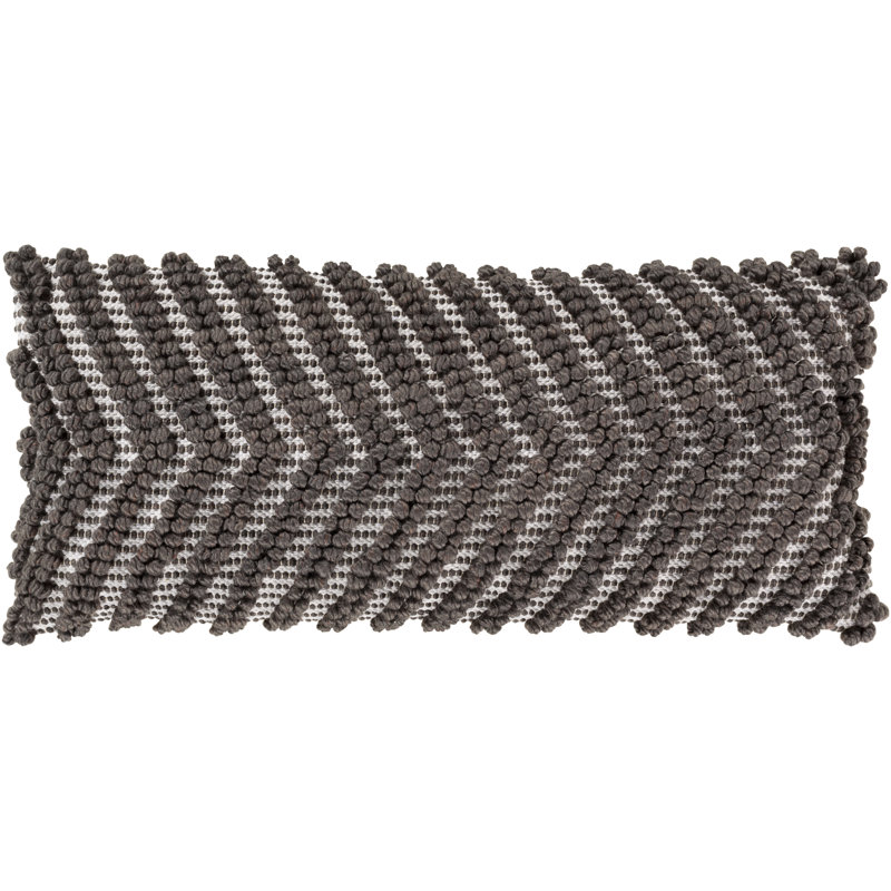 Anders Chevron Throw Pillow, Polyester/Polyfill