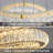 Modern Dimmable 3 Rings Led Chandelier-348179054