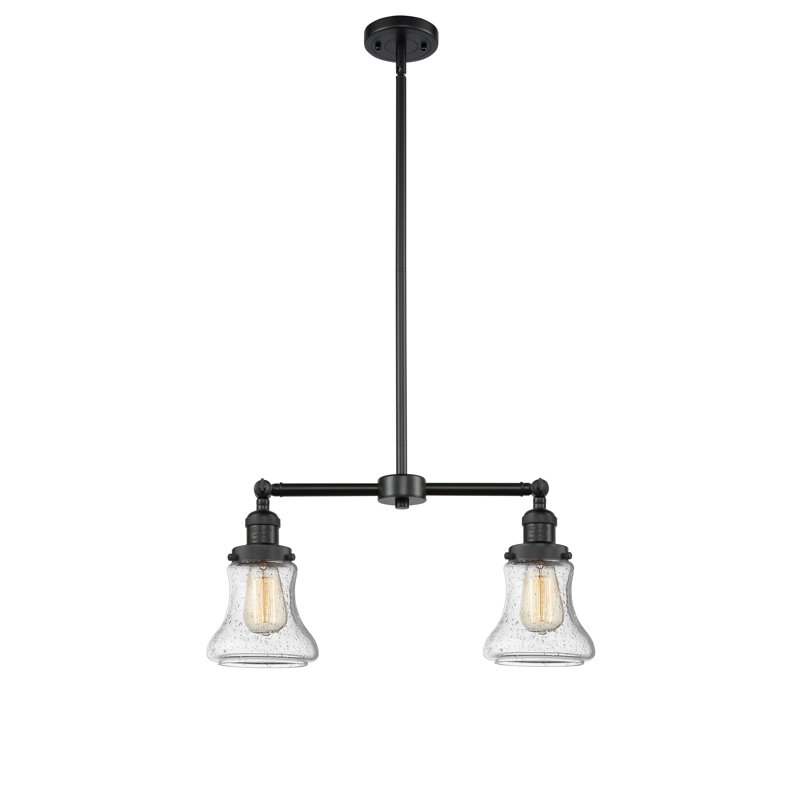 Edda 2 - Light Kitchen Island Pendant, Seedy, No Bulb Included, Matte Black