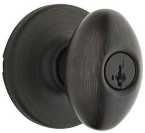 Aliso Keyed Door Knob with SmartKey®