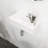 14.33X7.19 Inch Ceramic Wall Mount Sink - White, Stain , Rectangular, Faucet Hole Presented White Rectangular Mount, Inch, Available