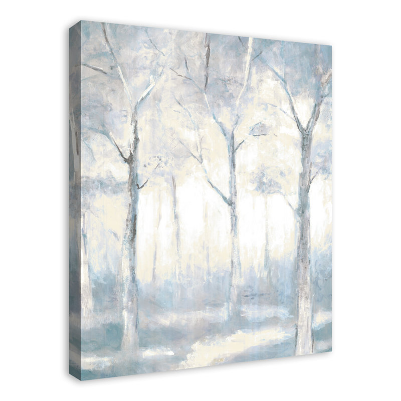 Reproduction d’art sur toile tendue jaune et bleu