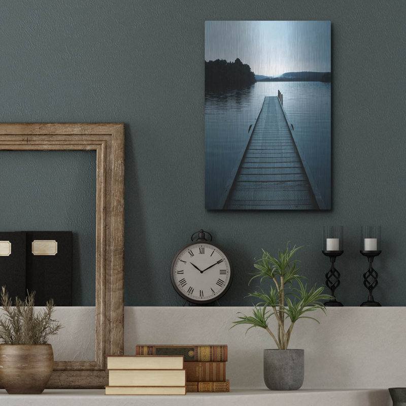 «Dock 3» par Photoinc Studio, art mural en métal, H 16 po x l 12 po
