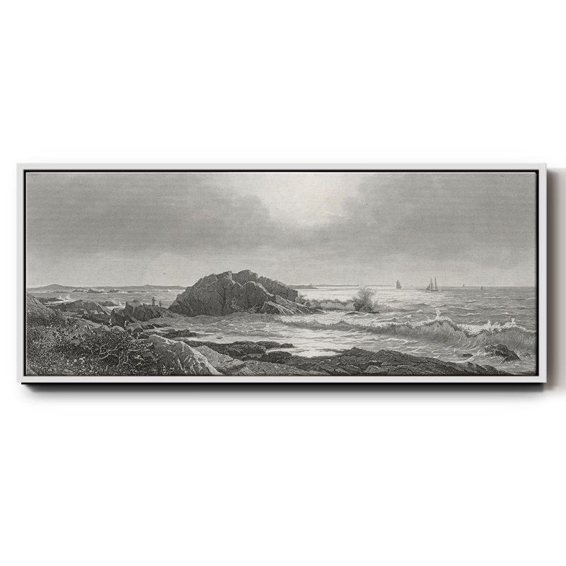 Indian Rock- Framed Canvas, 20" H x 50" W