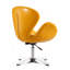Fauteuil ballon pivotant rembourré en laine Raspberry-51336373