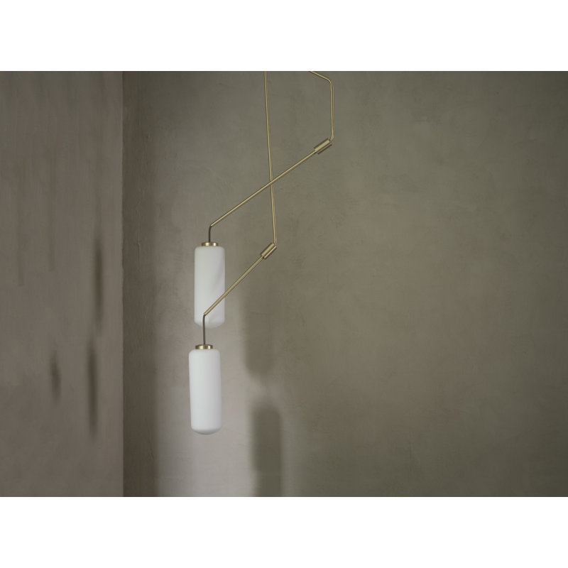 Ventus Series 1 - Light Single Cylinder Pendant, 34.3 H x 15.4 W x 3.3 D
