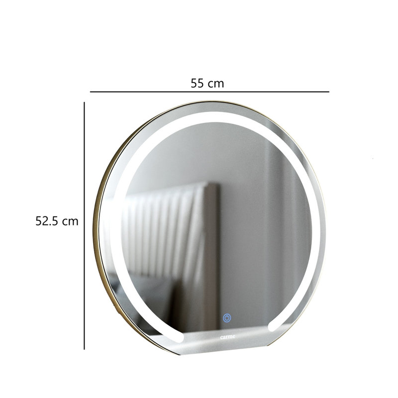 Iron Round Mirror