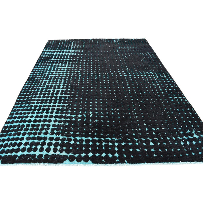 Tapis turquoise Iniguez