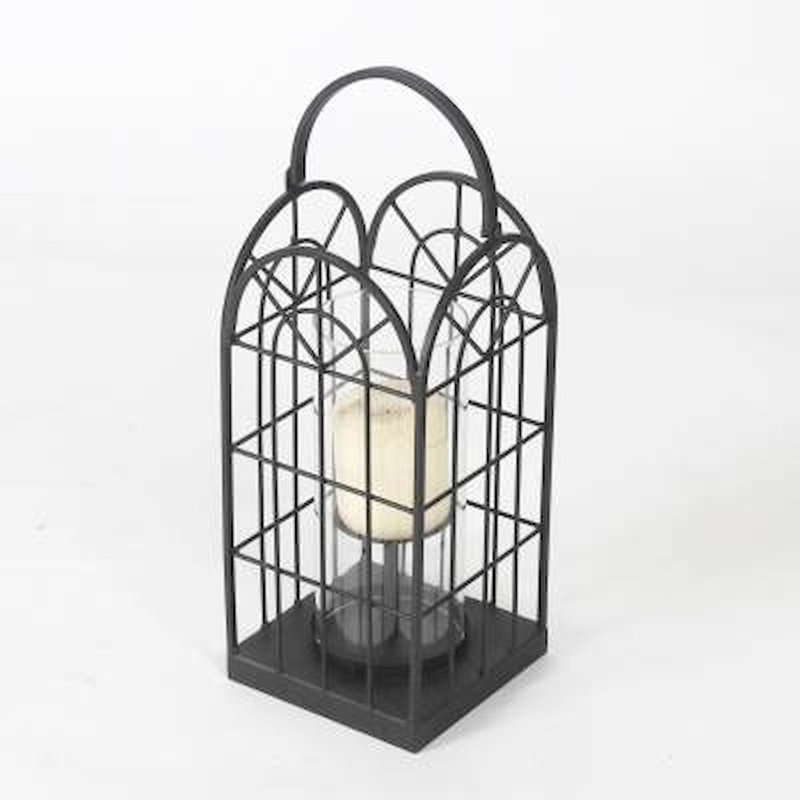16.25'' H Metal Tabletop Lantern