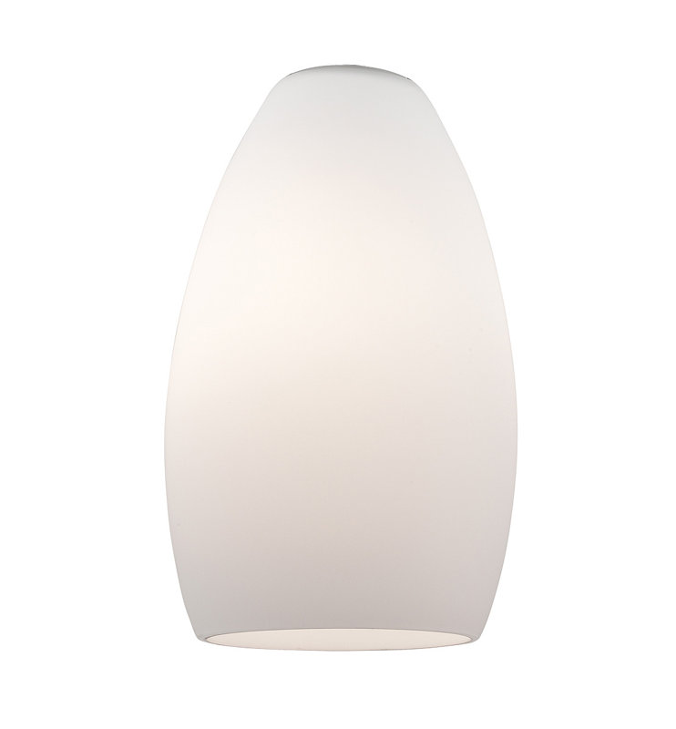 Opal Glass Pendant Shade 9" Tall