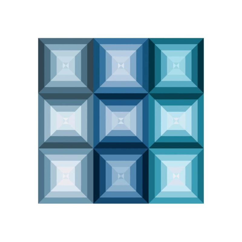 Bejewel I par Michelle Bennett - impression, H 30 po x l 30 po, Plexi