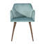 Sofiya 47cm H Velvet Upholstered Armchair-88674281-88674276