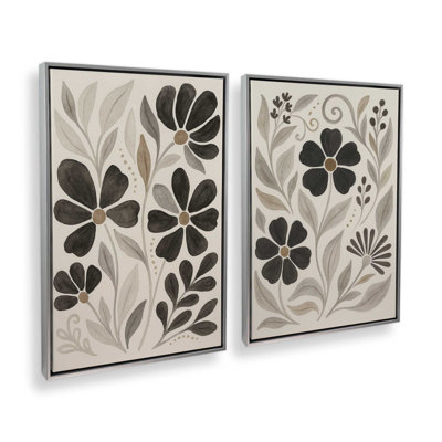 Midnight Petals Set of 2 Prints