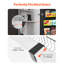Au-dessus de la porte Rangement de rangement réglable à 9 niveaux pour garde-manger, cuisine, rouille et support facile à installer