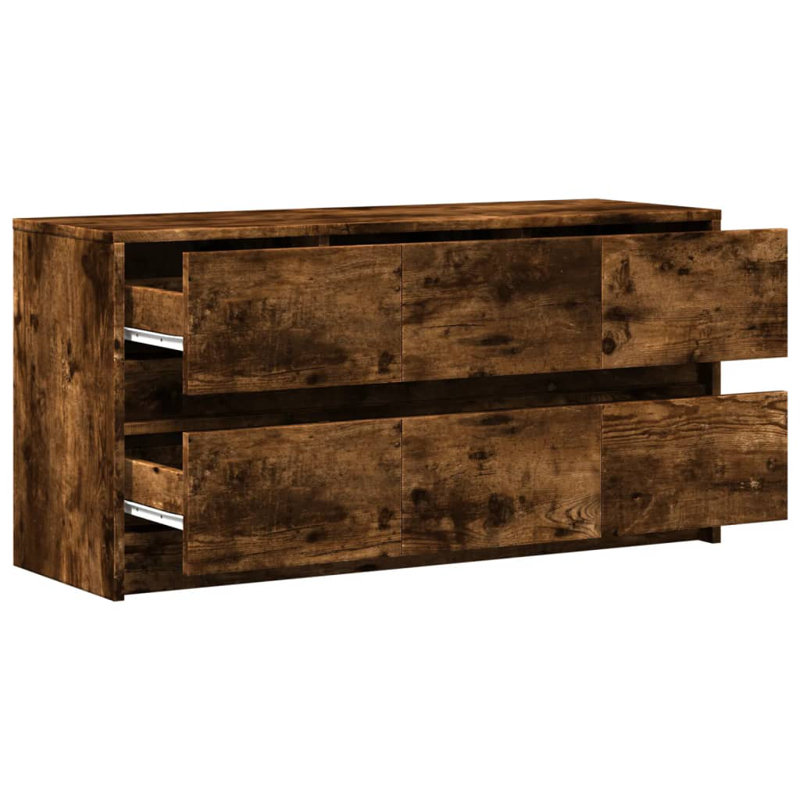 Cvijeta TV Stand for TVs up to 24", Smoked Oak