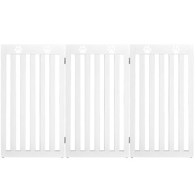Lysette Wood Free Standing Pet Gate