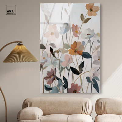 Décoration murale de salle de bain Dreamy Blossoms I par Art Remedy, prête à être suspendue, 10 x 15