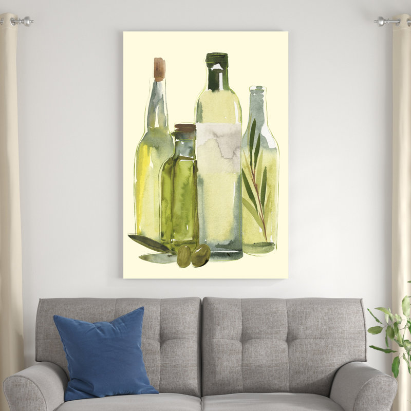 Ensemble d'huile d'olive I, H 48 po x l 32 po