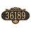 Rochelle 1-Line Wall Address Plaque