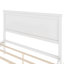 Lit plateforme en bois avec tête de lit et support à lattes de bois, aucun sommier nécessaire, taille double-1401950290