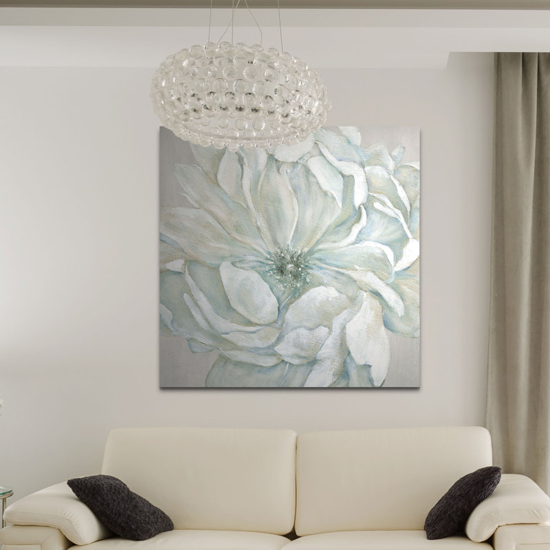 « matinée des pétales i », peinture, H 16 po x l 16 po x P 1,5 po, Toile tendue