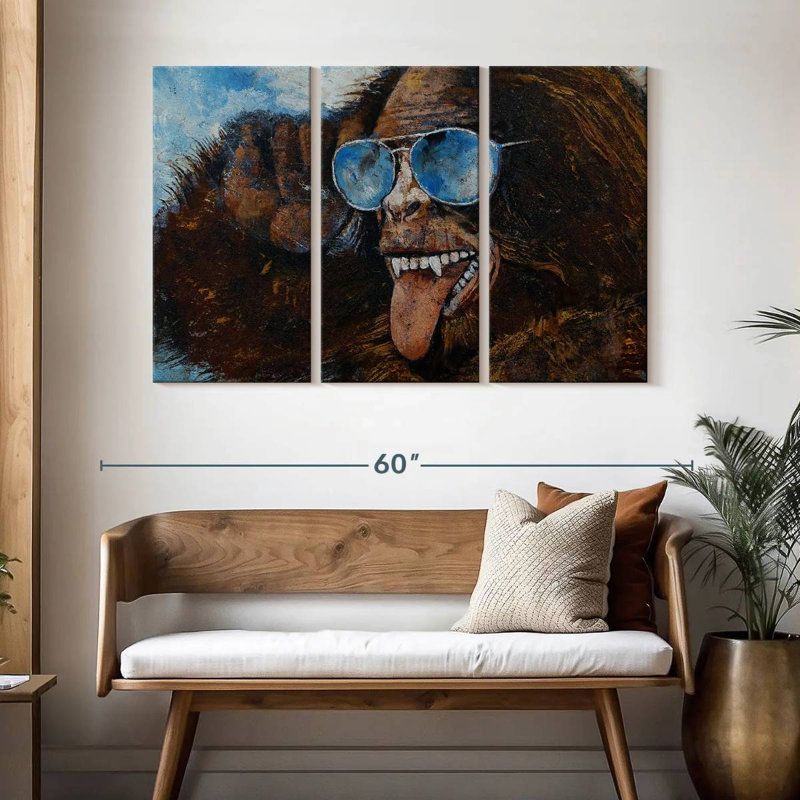 Brampt Cool Bigfoot, 32" H x 50" W