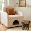 Fauteuil d'appoint 2 en 1 avec coussin lombaire et base amovible