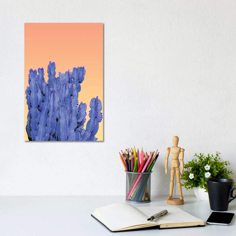 Cactus by Beli - Wrapped Canvas Print, 20.32 cm H x 30.48 cm W