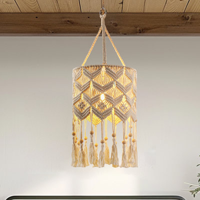 Luminaire suspendu blanc à 1 lumière Daleysa
