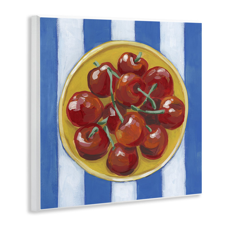 «Cherry Bowl over Stripes», art par June Erica Vess